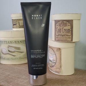 Monat BLACK Shampoo + Conditioner  8.0 FL oz.
